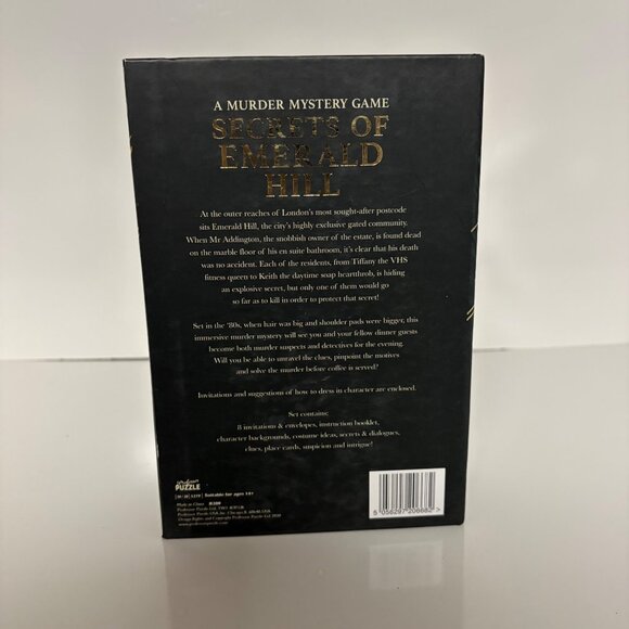 A Murder Mystery Game Secrets Of Emerald Hill 80's Themed Dinner Party Game - Picture 7 of 8